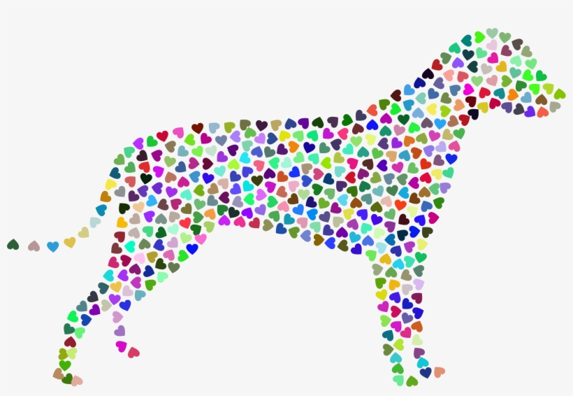This Free Icons Png Design Of Dog Hearts Silhouette, transparent png #9717448