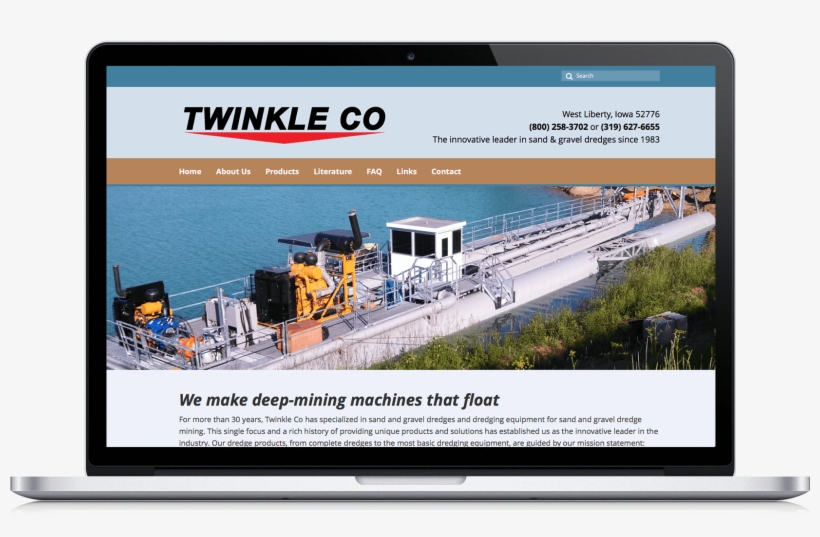 Iowa Website Design Work Big Imprint Twinkle Co - Jimdo Websites, transparent png #9717660