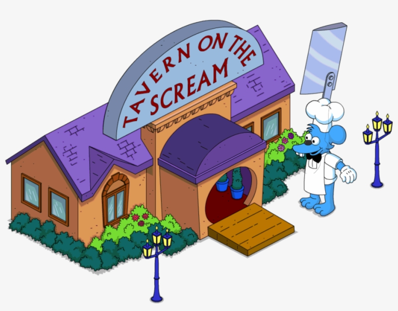 Tapped Out Tavern On The Scream - Cartoon, transparent png #9717986