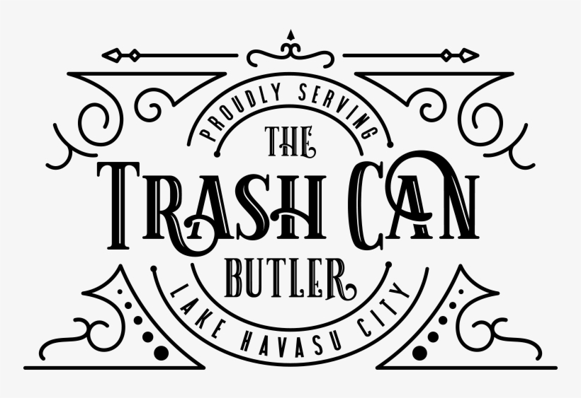 The Trashcan Butler - Calligraphy, transparent png #9718064