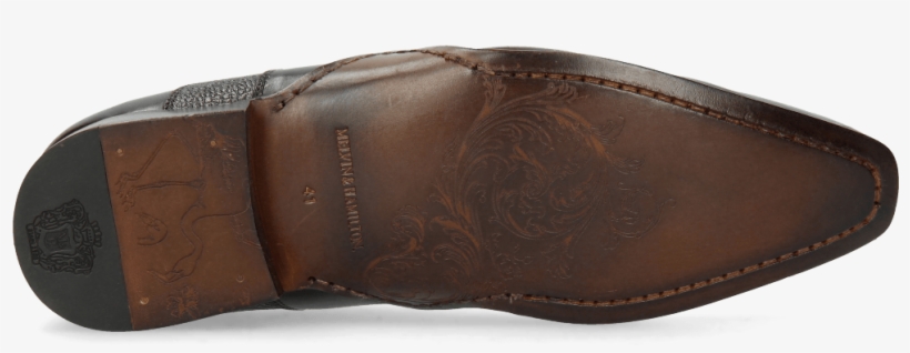 Oxford Shoes Ethan 11 Black Rio Scotch Grain - Slip-on Shoe, transparent png #9718313