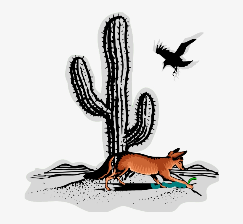 Coyote Y Culebra - Illustration, transparent png #9718701