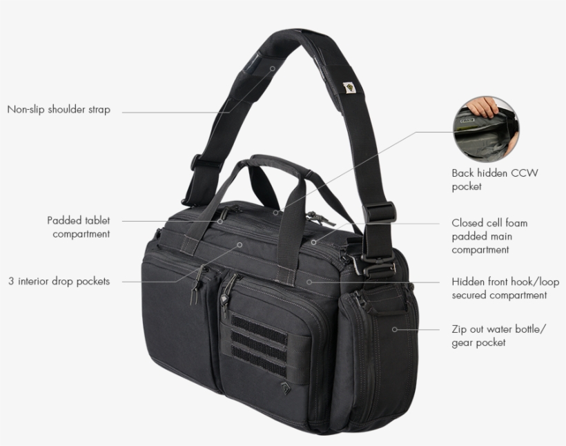 Product Components - First Tactical Executive Briefcase, transparent png #9718847