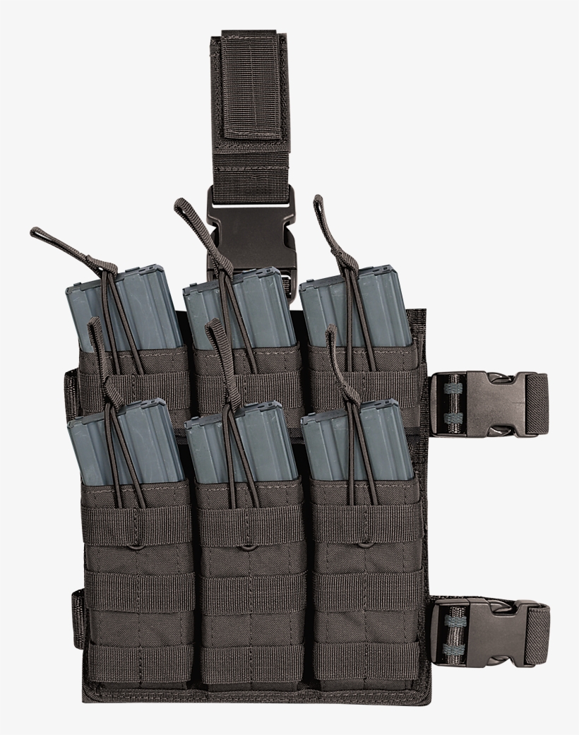 M4/m16 6 Mag Drop Leg Pouch - Drop Leg M4 Mag Pouch, transparent png #9718997