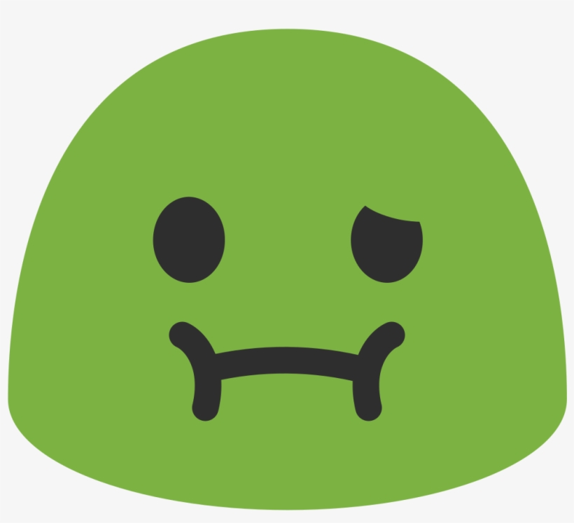 File - Emoji U1f922 - Svg - Circle, transparent png #9719272