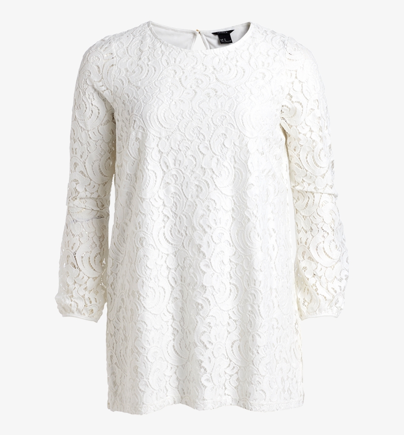 Lace Tunic 27,95€ 39,95€ - Vit Spetstunika, transparent png #9719698