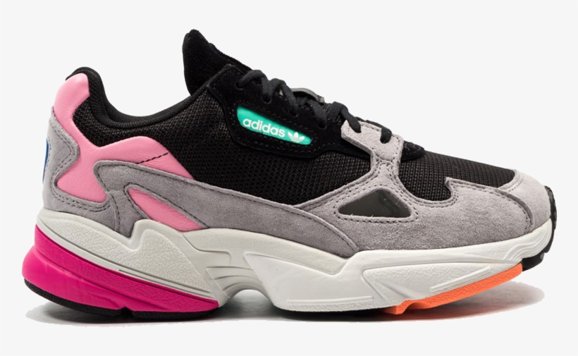 Adidas Wmns Falcon - Adidas Falcon Core Black Light Granite, transparent png #9720210