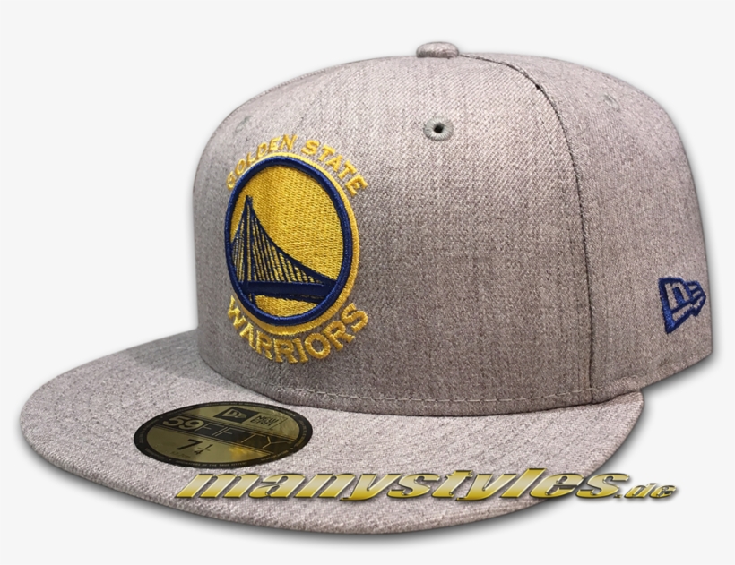 Golden State Warriors 59fifty Nba Basic Logo Cap Heather - Baseball Cap, transparent png #9720622
