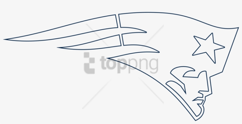Free Png Download New England Patriots Logo Drawing - Drawing, transparent png #9720700