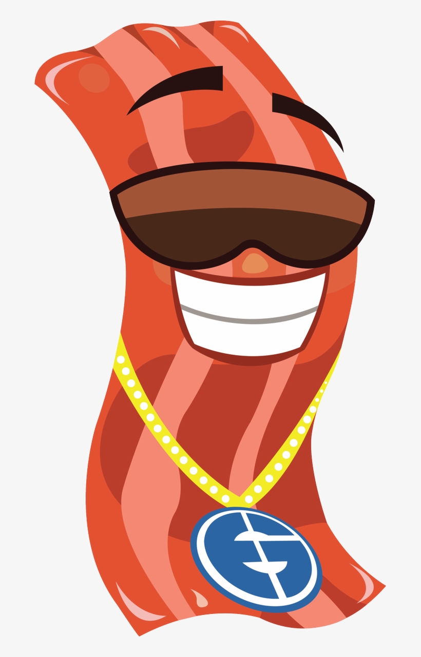 @beekayen R6 @evilgeniuses Hope You Like It Big Boi - Cartoon Bacon, transparent png #9720710