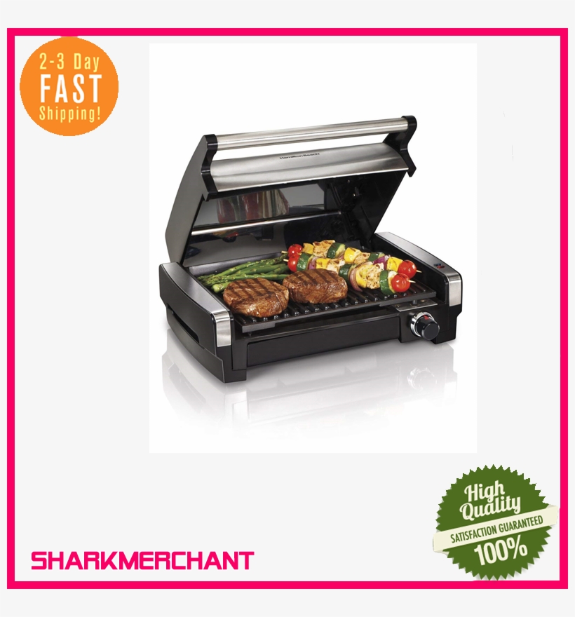 Details About Parrilla Electrica Sin Humo Non-stick - Hamilton Beach Grill, transparent png #9721547