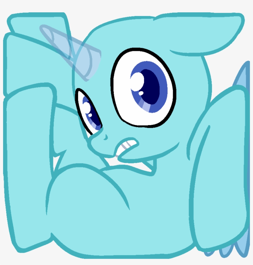 Drawn Paint Anime Eye - Mlp Base Pony In A Box, transparent png #9722050