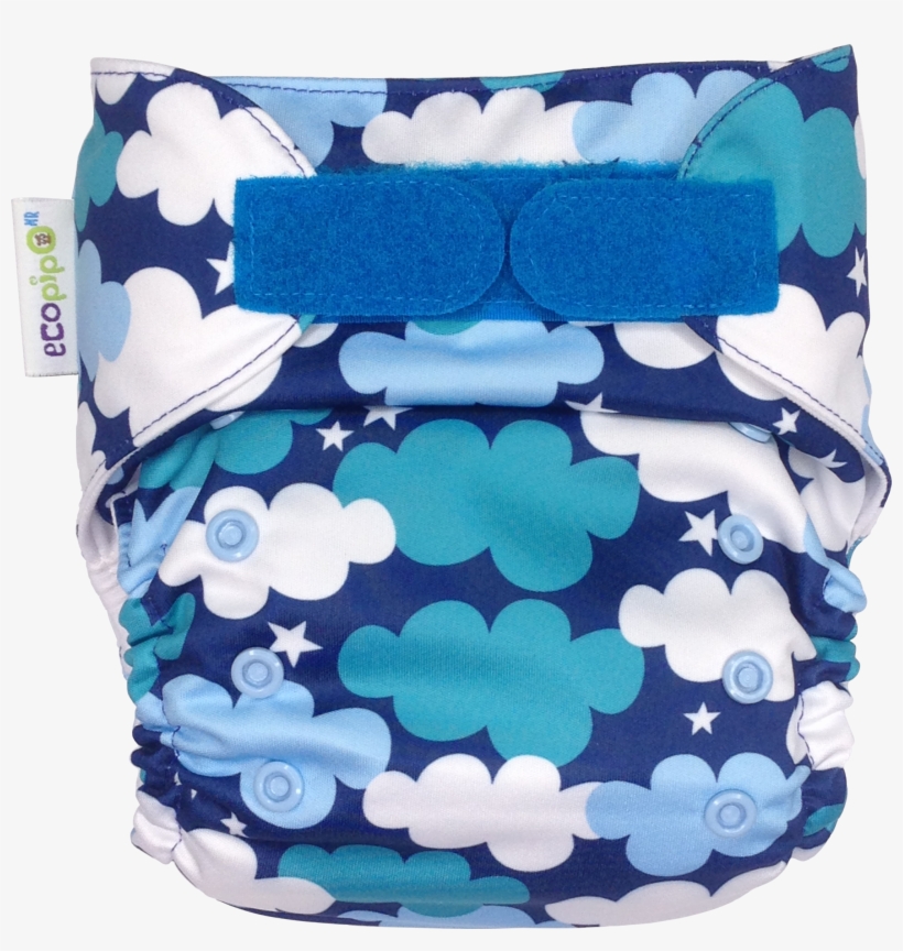 Pañal Estampado Unitalla Nubes - Diaper, transparent png #9722052