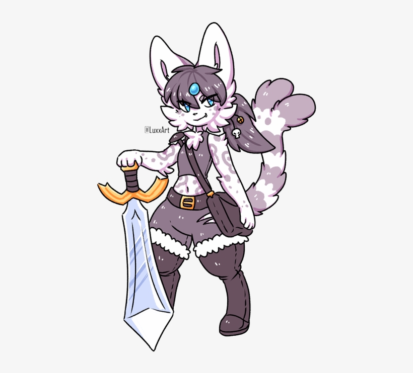 Espeon Barbarian Snow Leopard Mix D&amp - Cartoon, transparent png #9723180