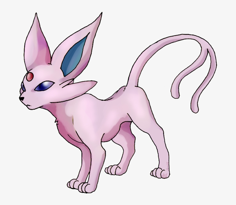 - - Espeon - - - Cartoon, transparent png #9723272