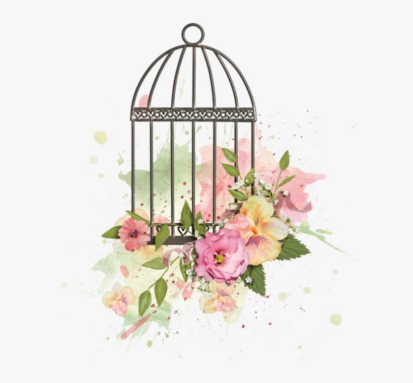 Dibujos De Jaulas Con Flores, transparent png #9723763