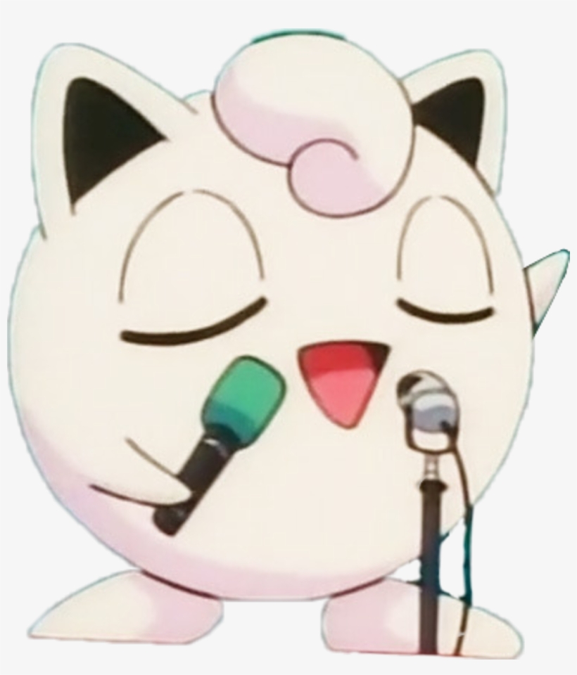 Jigglypuff Pokemon Firstgeneration Kidcore Vintage - Anime Jigglypuff Sing, transparent png #9723842
