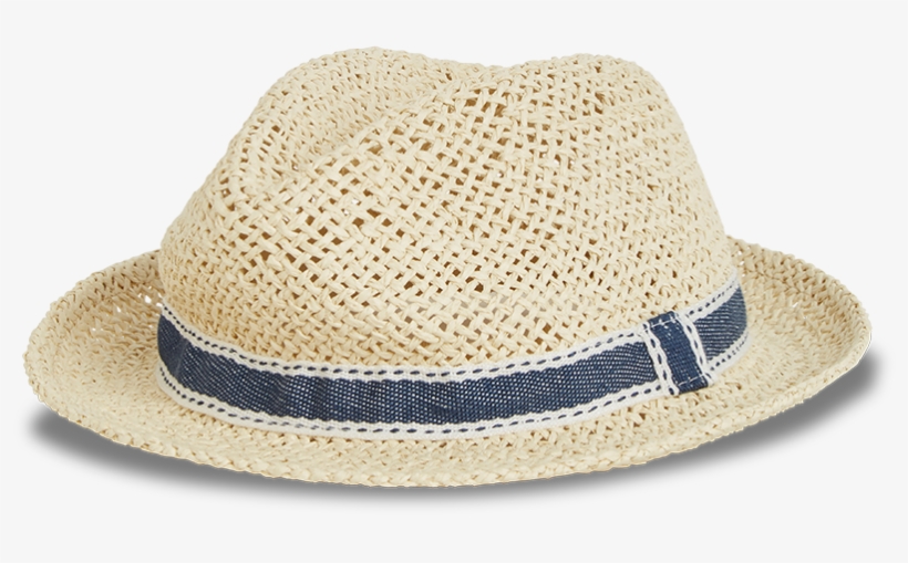 Straw Hat Beige - Fedora, transparent png #9723879