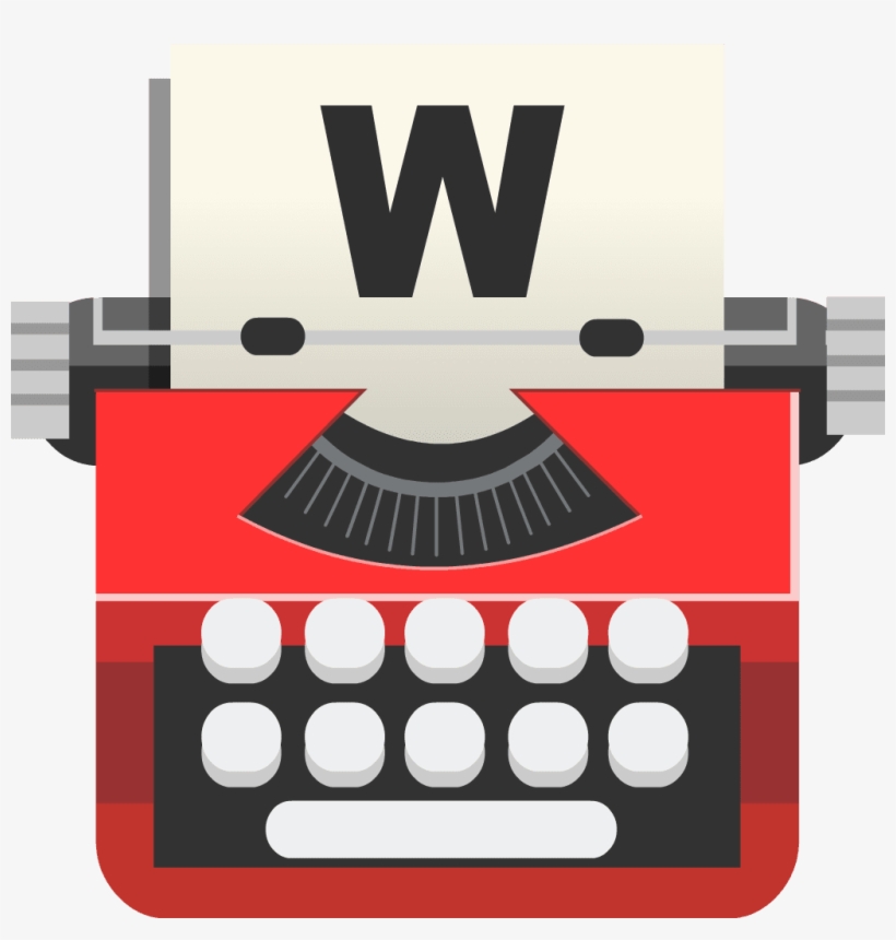 Winston Icon - Typewriter Icon Png, transparent png #9724505