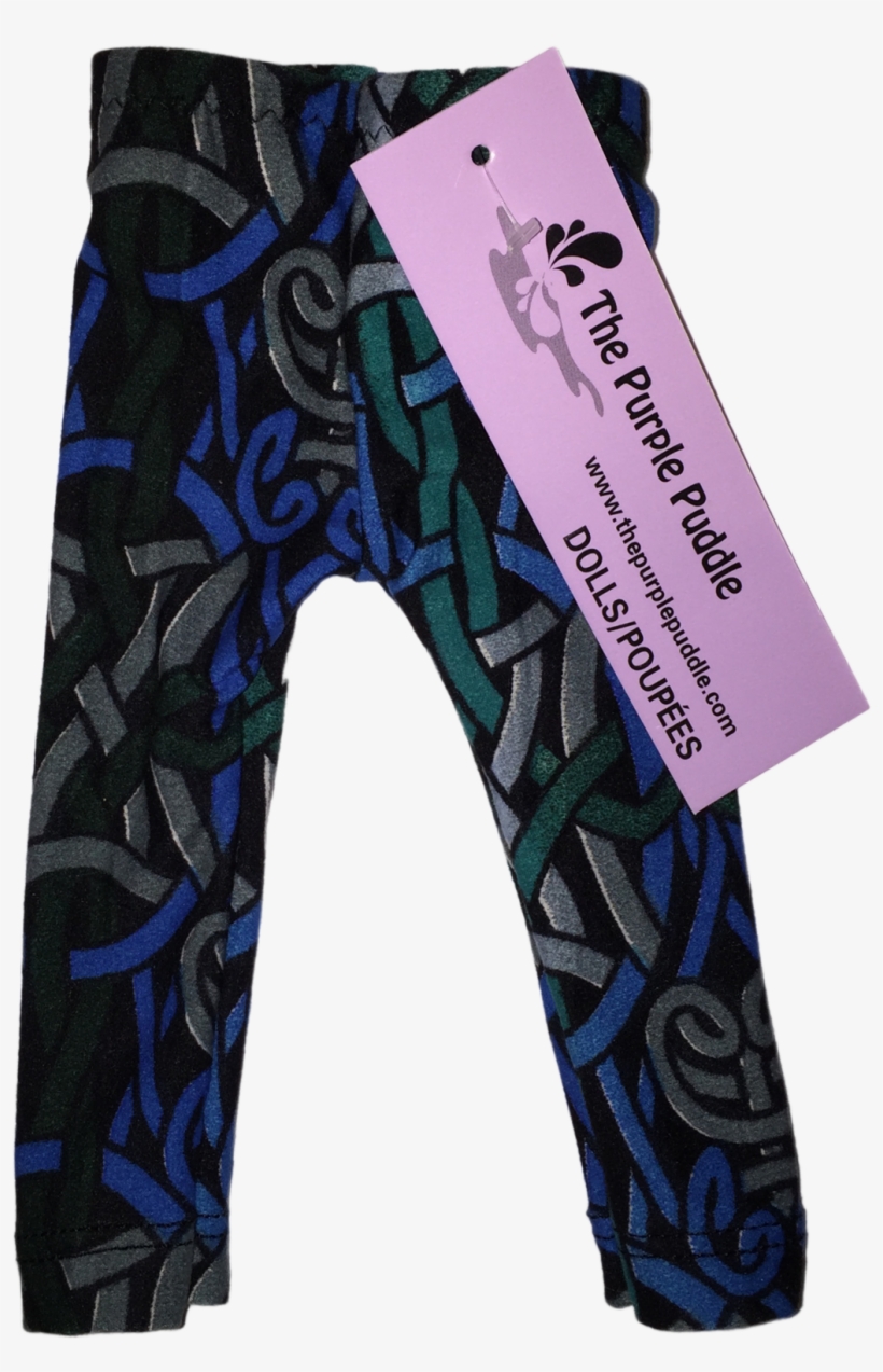 Celtic Moss Doll Leggings - Pajamas, transparent png #9724855