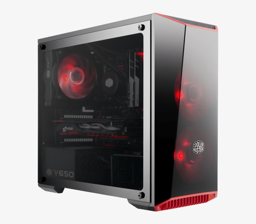 Intel B360 Mini Workstation Pc - Cooler Masterbox Lite 3.1 Tg, transparent png #9725244