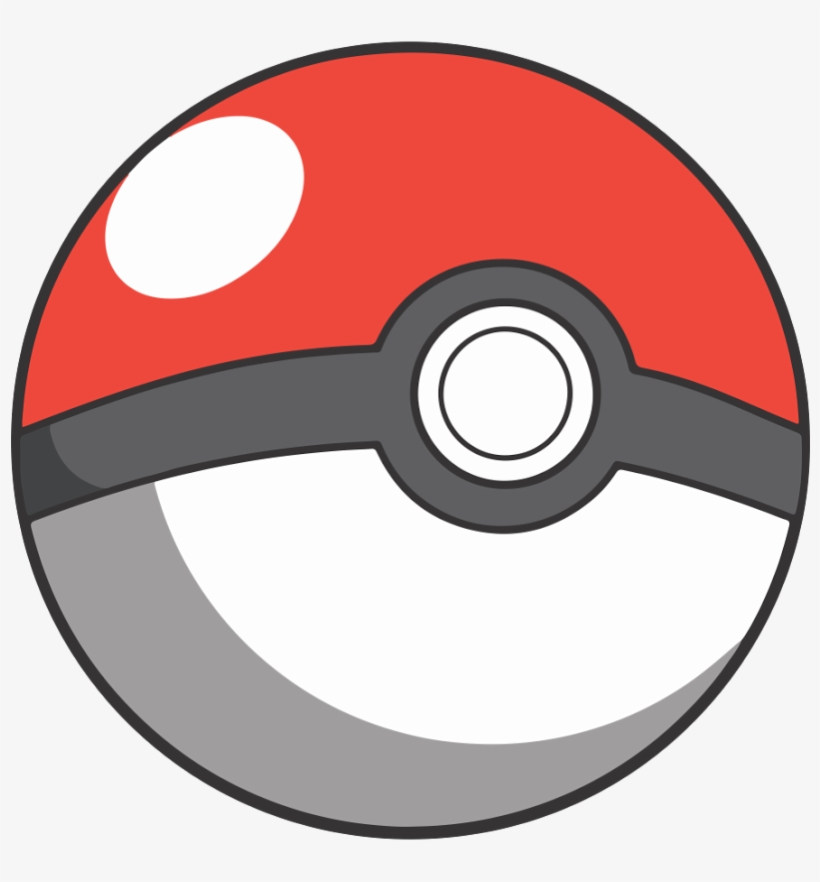 Poke Ball Pokemon Cartoon Characters Vector - Pokemon Go Ball, transparent png #9725693