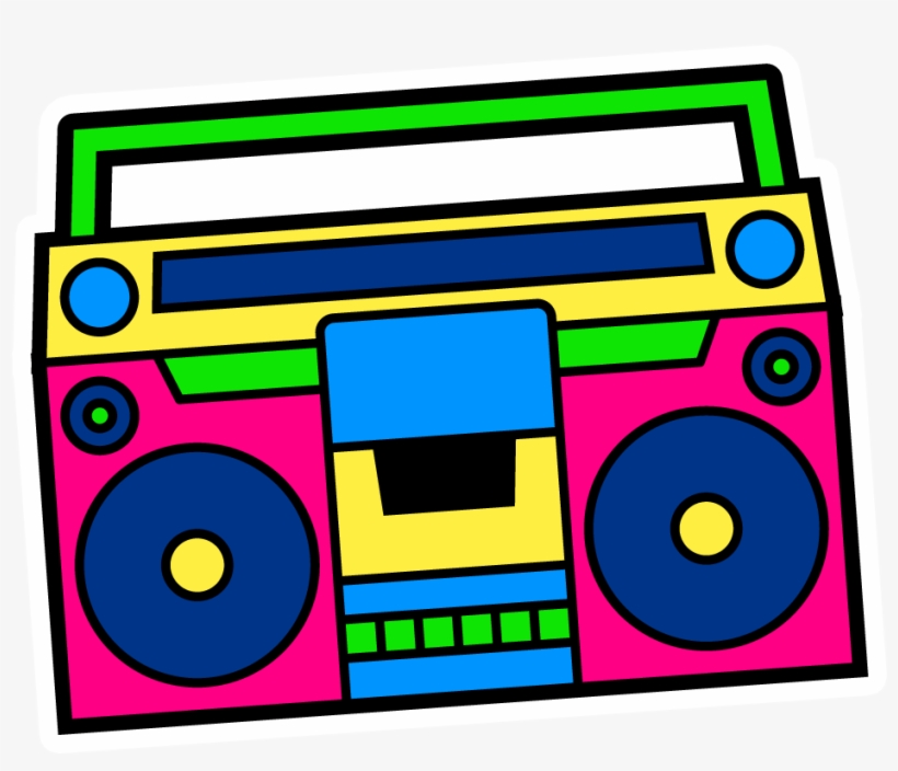Colorful Boombox Circle Free Transparent PNG Download PNGkey