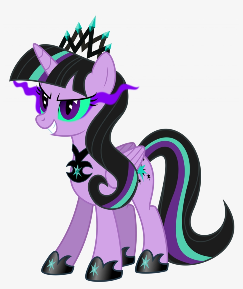 Queen Twilight Sparkle - My Little Pony Twilight Evil, transparent png #9725960