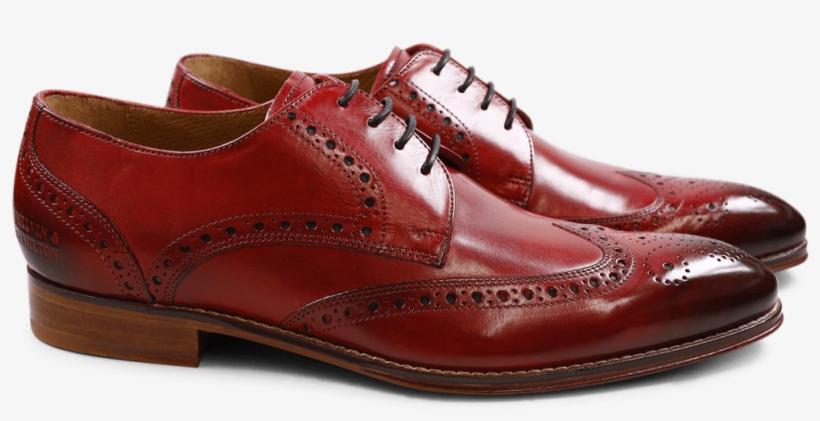 Derby Shoes Kane 5 Crust Red Ls Black - Leather, transparent png #9726092