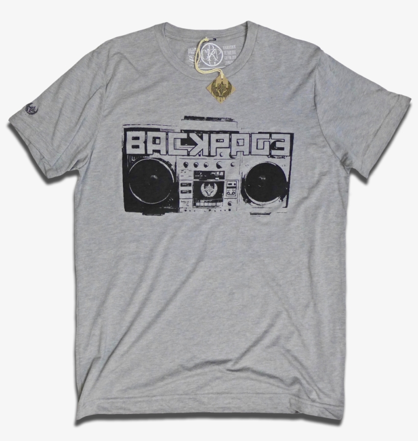Image Of "boombox" Tee By Backpage - Boombox, transparent png #9726175