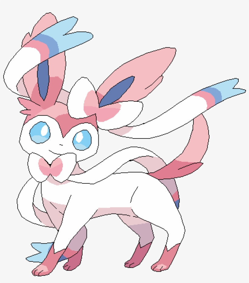 Sylveon - Eevee Evolution Sylveon, transparent png #9726859