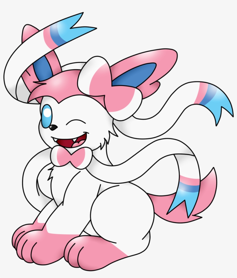 Sylveon Bae - Cartoon, transparent png #9727064