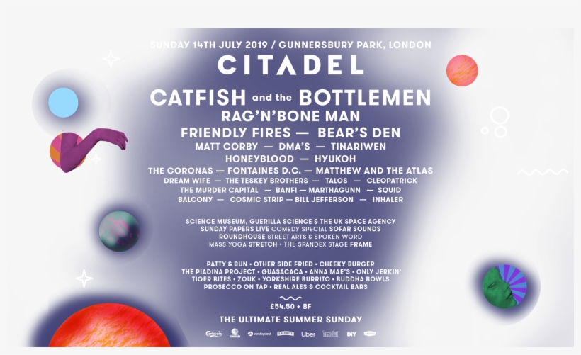 Ctl Splash Ampersand - Citadel Festival Line Up 2019, transparent png #9727359