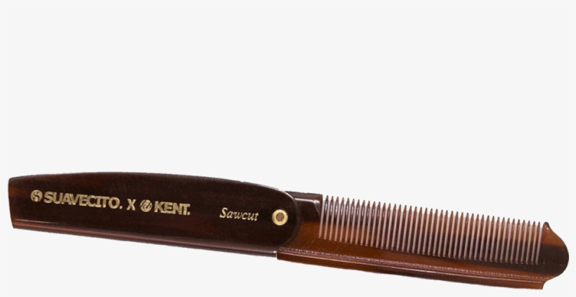 Suavecito Kent Foldable Comb - Plastic, transparent png #9727518