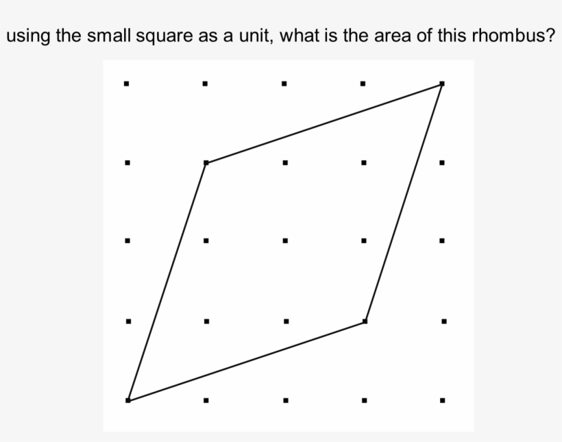 Using Areas Of Triangles To Work Out Areas Of Rhombuses - Triangle, transparent png #9728187