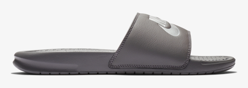 Nike Grey Mens Slides, transparent png #9728405