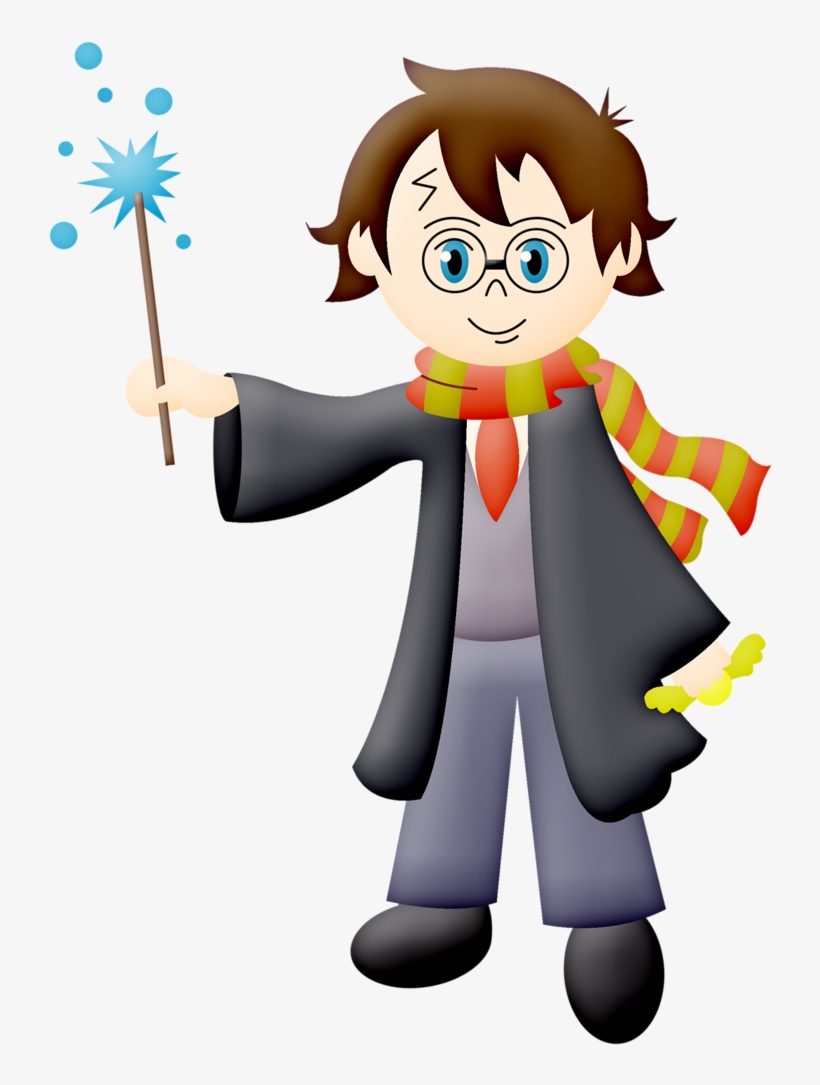 Harry Potter Boy Illustration, Harry Potter Hogwarts, - Niño Señalando Una Imagen Animado, transparent png #9729543