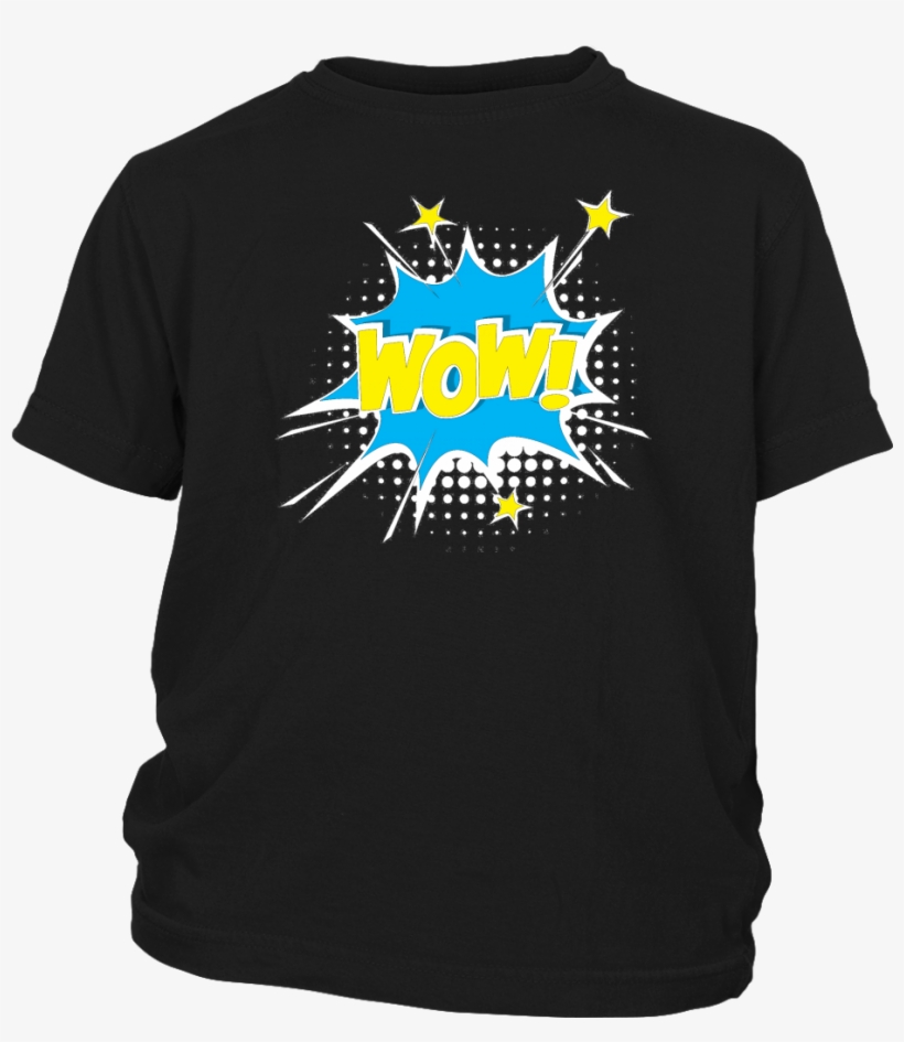 T-shirt Gift Tee Cartoon Comic Speech - Shirt, transparent png #9729646