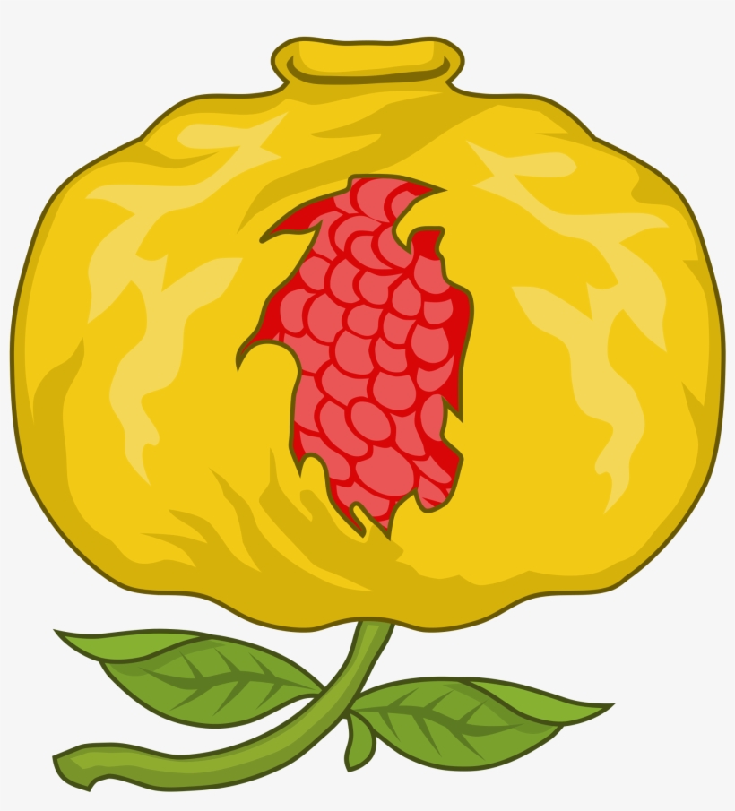 Open - Pomegranate In Heraldry, transparent png #9729687