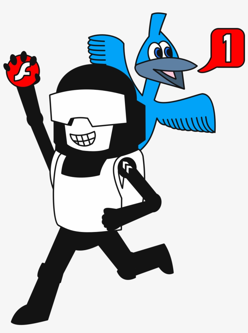 My First Art Piece To Christen My Twitter And My Newgrounds - Cartoon, transparent png #9730606