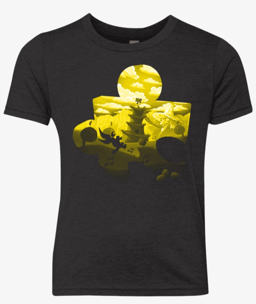 Cover Your Body With Amazing Banjo Kazooie Silhouette - Active Shirt, transparent png #9730646