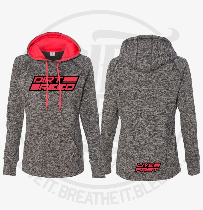 Ladies Dirt Track Racing Dri Fit Hoodie - Sweatshirt, transparent png #9730800