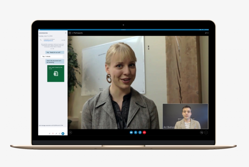 A Better Way To Manage Skype For Business Recordings - Led-backlit Lcd Display, transparent png #9730984