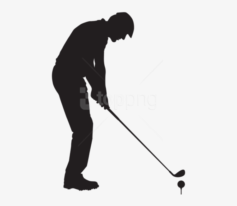 Free Png Man Playing Golf Silhouette Png - Man Playing Golf Silhouette, transparent png #9731584