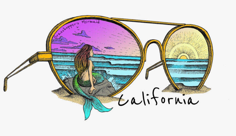 Mermaid Aviators - Illustration, transparent png #9731760