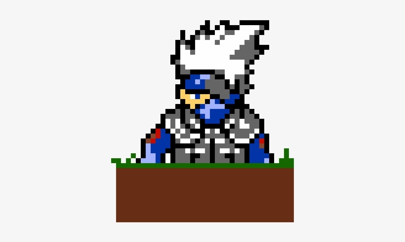 Kakashi Coming Out Of Ground - Kakashi Hatake Pixel Art, transparent png #9731797