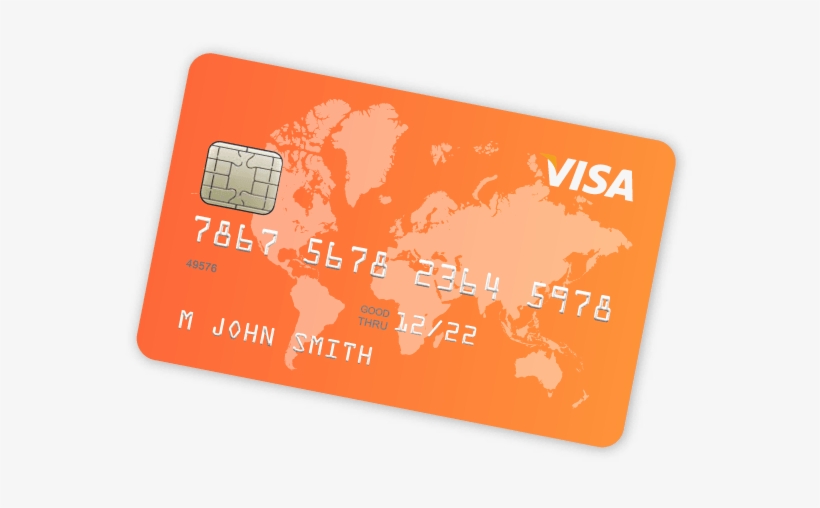 Telephone Image Credit Card Orange Image - Asia Europe America Oceania Africa, transparent png #9732759
