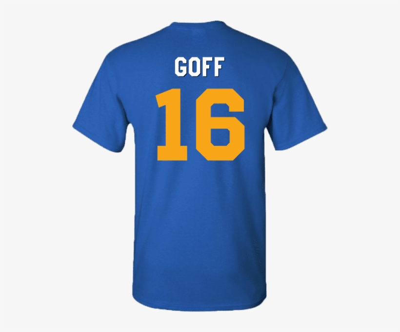 Men's Los Angeles Rams Logo Jared Goff Jersey T-shirt - I D Rather Be Playing Fortnite, transparent png #9732817