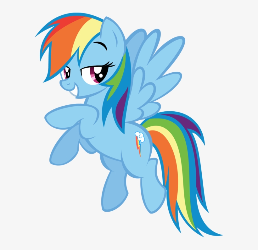 Mlp Rainbow Dash - My Little Pony Azul, transparent png #9733131