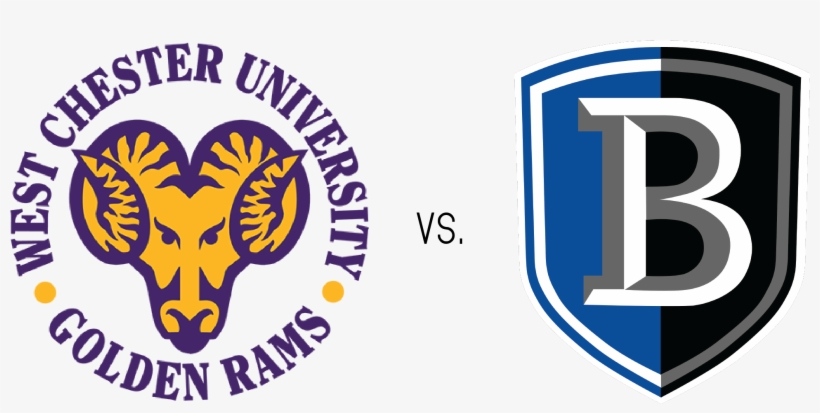 Come Watch The Golden Rams Take On The Bentley University - West Chester University Of Pennsylvania, transparent png #9733191
